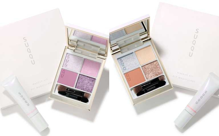 SUQQU 晶采彩妝組 舜華/光飾 組合，以精緻光澤營造出層次感。各3400元。（圖／品牌提供）