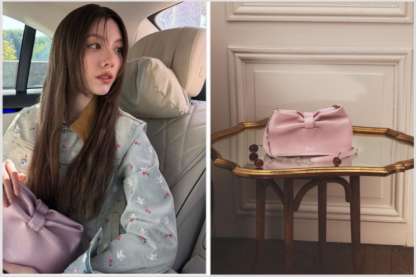 Dior推出全新包款Dior BOW，是本季主打包款，非常輕而且超可愛，有黑色，粉色，藍色等選擇。