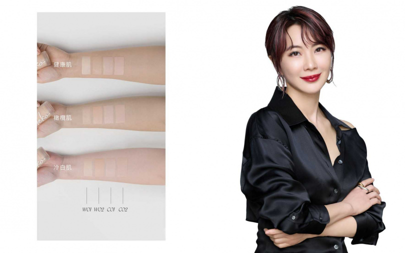 由游絲棋老師以多年色彩諮詢經驗特別打造的冷暖色系，十分貼近亞洲女生的膚色，不怕一上妝變成面具臉或蠟黃人。（圖／品牌提供）