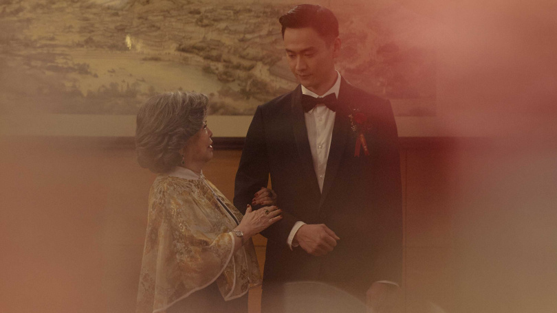 劉冠廷與陳淑芳在《雙囍》中對話的經典場面引起高度討論。(圖/水花電影提供)