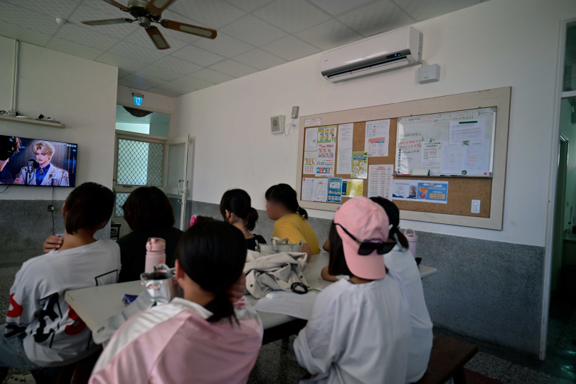 江許笋文教基金會協助全院新裝設34臺冷氣，讓院童舒適度過炎夏。（圖／財團法人江許笋文教基金會提供）