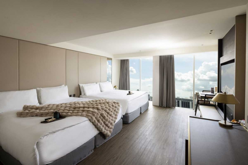 「最美都會氛圍獎」參賽飯店風格迥異,圖為參賽飯店「天成逸旅-舶寓高雄」。(圖/易遊網提供)