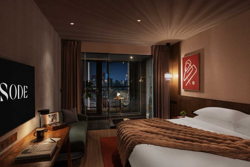 各有千秋的設計系飯店將於「最美風格設計獎」類別展開對決,圖為「台北大安伊普索凱悅賞選酒店」。(圖/易遊網提供)