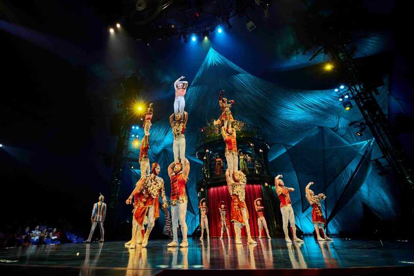 太陽馬戲團劇目《KOOZA》演出約兩小時，還充滿與觀眾互動的全新環節。（圖／太陽馬戲團提供）