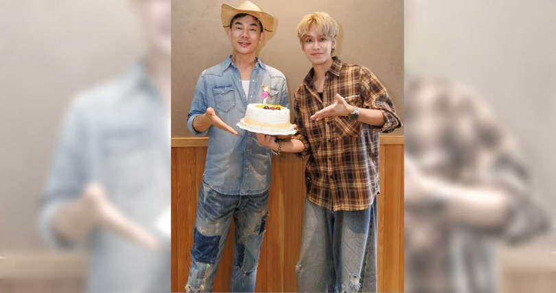 鼓鼓提早一個月為任賢齊慶生。（圖／相信音樂提供）