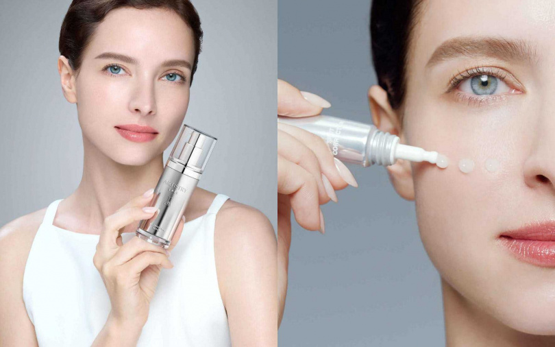 先以「肌光淨白精華」實現有感亮白第一步，再以「肌光淨白淡斑乳」作為重點修護。（圖／品牌提供）