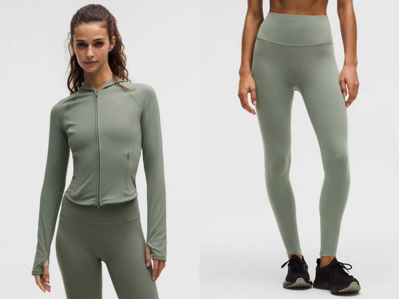 lululemon Wunder Train Full Zip Jacket/4,480元,Wunder Train No Line HR Tight 28”/3,680元(圖/品牌提供)