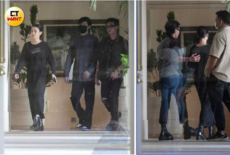 本刊曾於2022年8月，捕捉到兔美與謝睿宸一起出席威廉跟卓卓的婚禮。（圖／本刊攝影組）