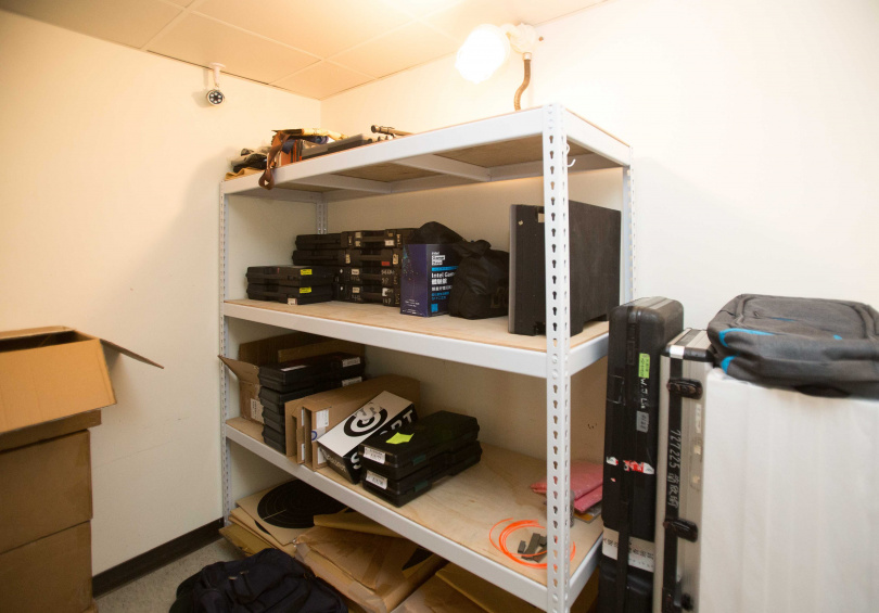 射擊協會會員槍枝都由協會保管,會員僅有使用權,警局更會定期檢查。(圖/黃威彬攝)