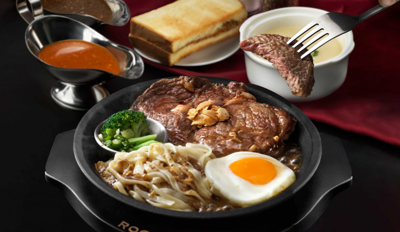 「Rock經典牛排」。(268元/5盎司,圖/排排沾Rock Beef提供)