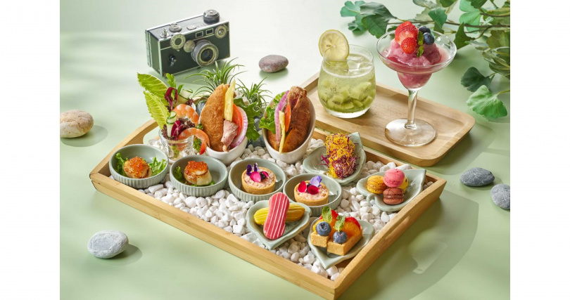 福容台北一館_大廳酒吧推出全新午後花園雙人下午茶1,380元起，連假期間再享免費升級季節飲品。（圖片提供／福容大飯店）