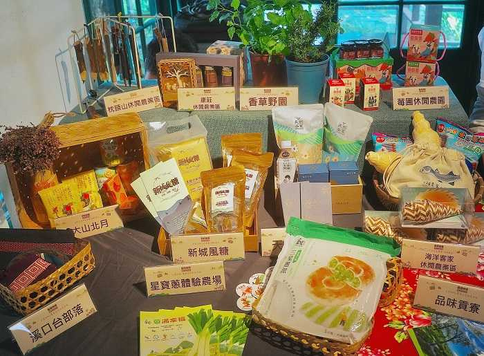 農遊場域商品展示。（圖片提供／農村水保署臺北分署）
