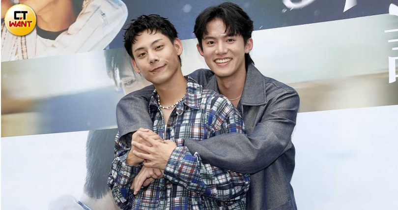 余杰恩與各務孝太這組被說是激烈派，余杰恩因入戲太深咬破對方嘴唇。（圖／侯世駿攝）