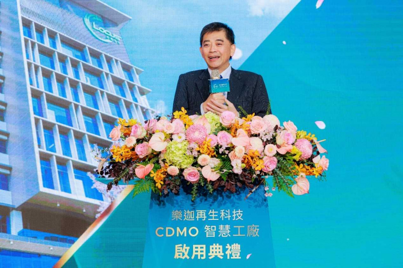 樂迦再生科技董事長邱俊榮表示，樂迦不僅製造細胞，更致力以智慧製造與創新技術創造再生醫療新未來。(圖片/ 樂迦再生科技)