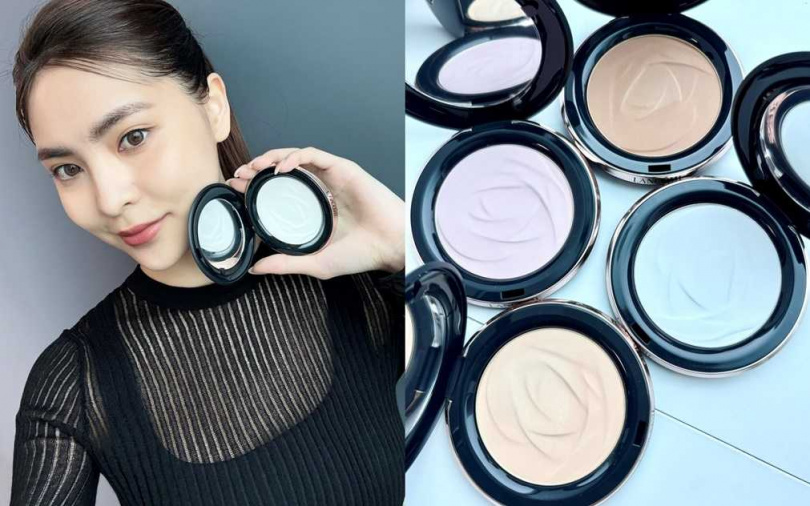 蘭蔻零粉感超持久柔焦蜜粉餅／2,000元  四色中#00可提升透明光感、#01是黃皮救星，#02及#03則很適合作為局部修容。（圖／吳雅鈴攝）