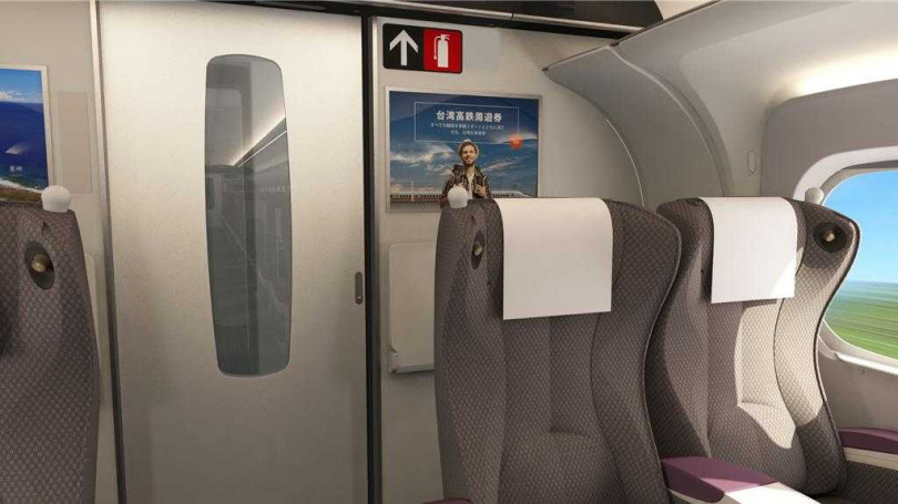 台灣高鐵N700ST列車標準車廂示意圖。(圖/台灣高鐵提供)