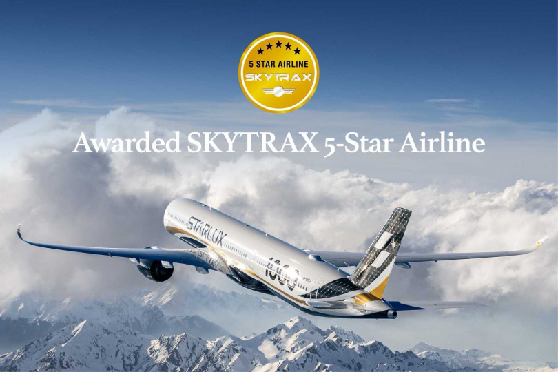 星宇航空再度榮獲SKYTRAX五星航空,展現於全球高端航空市場中的競爭力與品牌實力。(圖片提供/星宇航空)