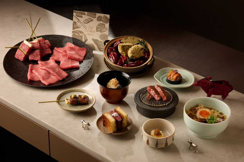 板前無菜單和牛燒肉「牛花USHIHANA」進駐台中。（圖片提供／牛花USHIHANA）