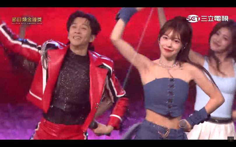 李多慧金鐘獎開場的表演是預錄。(圖/翻攝自YouTube/金鐘獎 Golden Bell Awards)