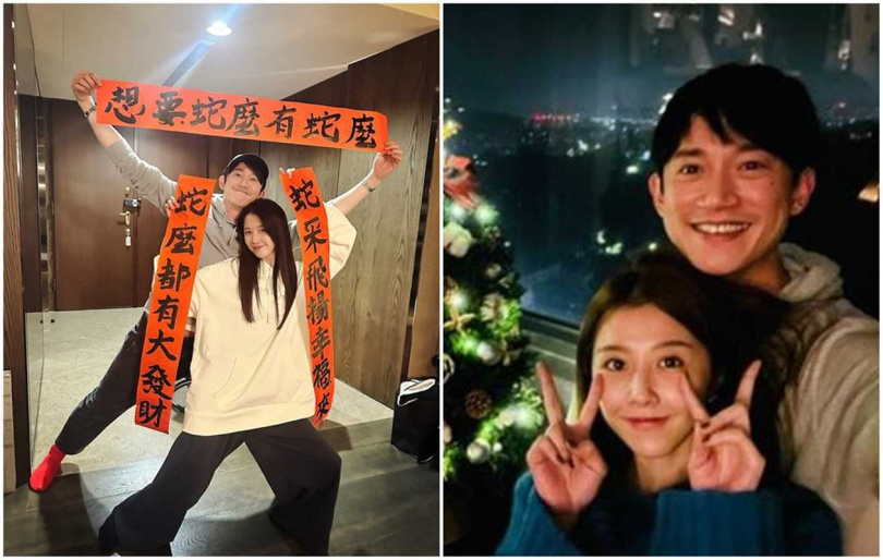 交往多年的吳慷仁和邵雨薇不常曬恩愛，但感情十分穩定。（圖／翻攝自邵雨薇臉書）