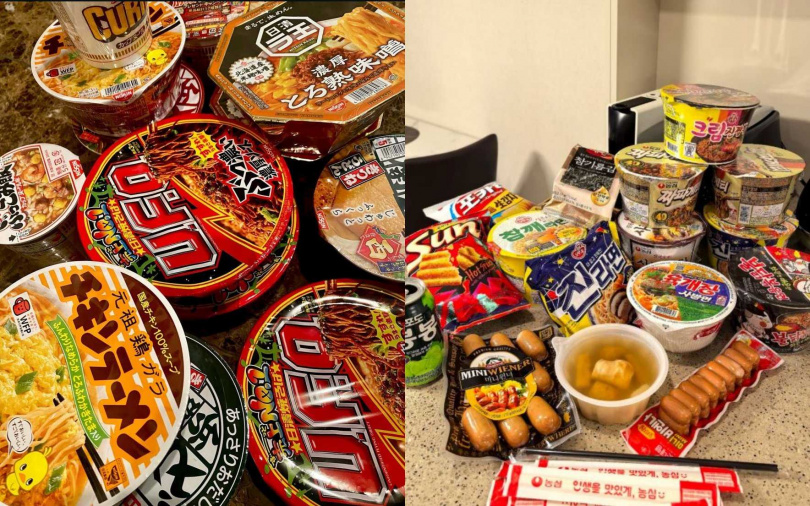 泡麵百百種，買之前先看一下標示也能吃得比較安心。（圖／取自bike_jinja IG、in.love0517 IG）