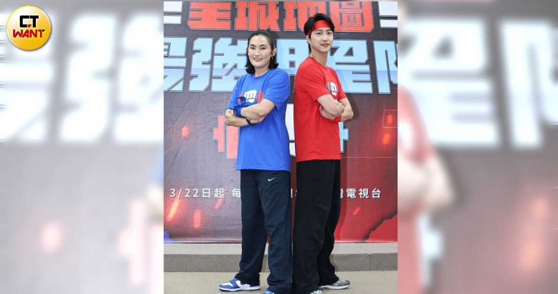 江宏傑、錢薇娟過去曾在《全明星運動會》中分別擔任紅、藍隊隊長。（圖／侯世駿攝）