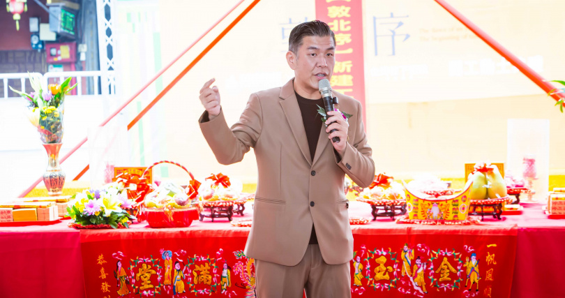 攜手廣豐賀鳴珩！科達賴建程928檔期搶進北市敦北商圈，百億案「敦北序」盛大開工，未來6年500億量體強勢上膛。（圖／業者提供）