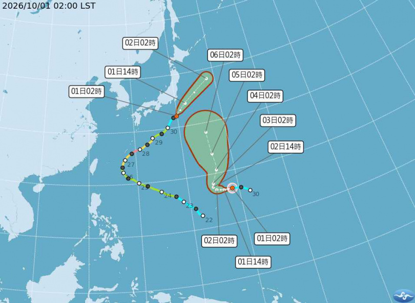 （圖／中央氣象署提供）