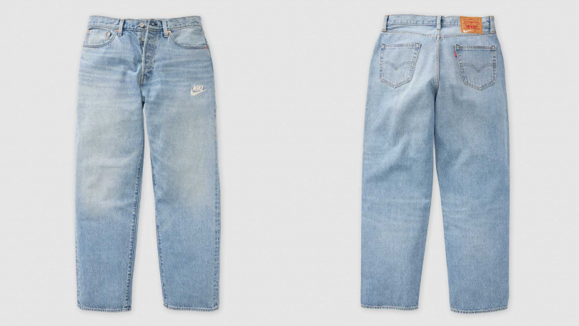 Levi’s® x Nike Baggy 寬管繭型丹寧褲/4,900元(圖/品牌提供)