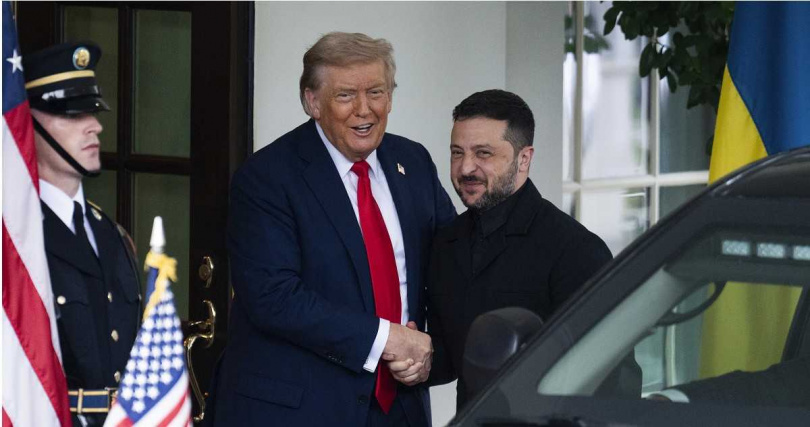 川普與澤倫斯基在公開場合表現親切，但實際互動中權力不對等，成為觀察焦點。