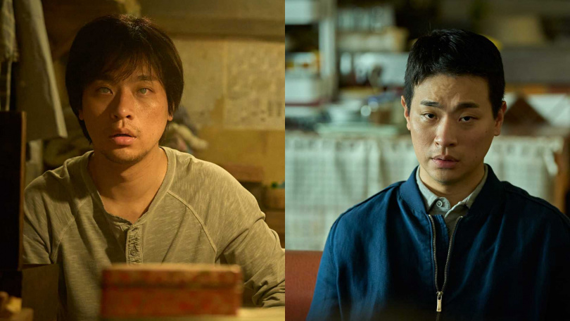 朴正民片中分飾演年輕時的林永奎(左)、兒子林東煥。(圖/壹壹喜喜提供)