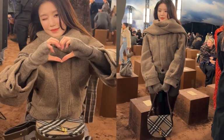 舒華首次被受邀參加Burberry 2026夏季大秀（圖／品牌提供）