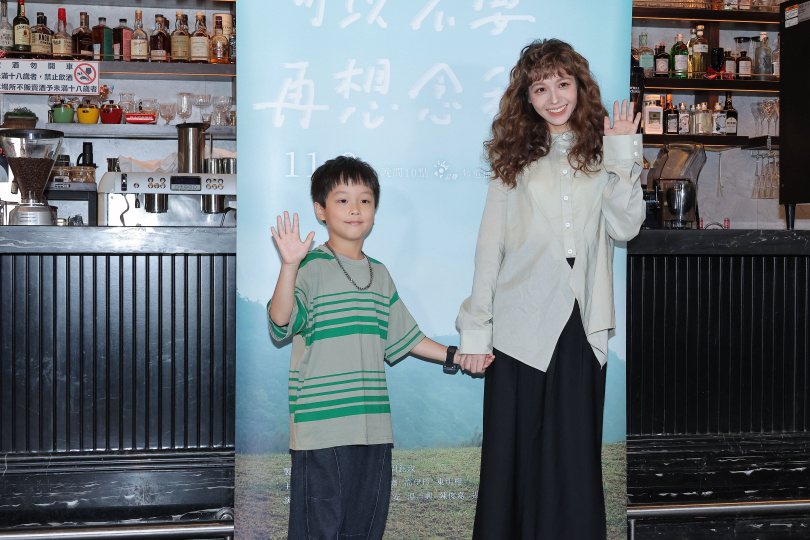 黃姵嘉被童星陳垚安激發出母愛。（圖／楊澍攝）