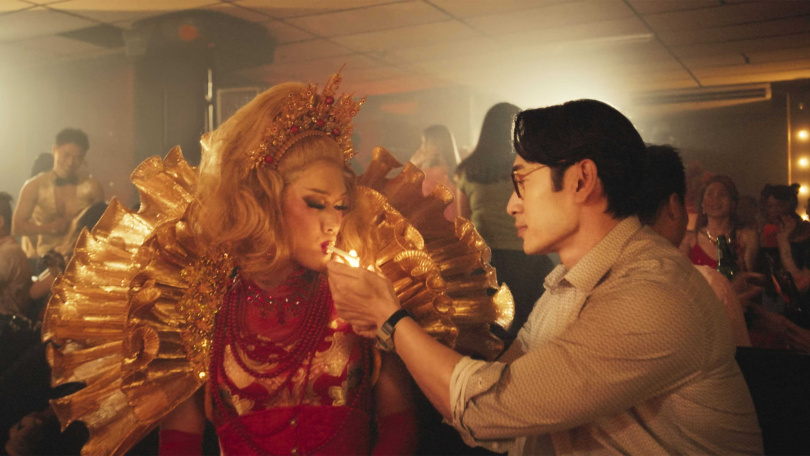 路斯明（右）在《好孩子》中飾演許瑞奇的男友兼最強後盾David。（圖／甲上娛樂提供）