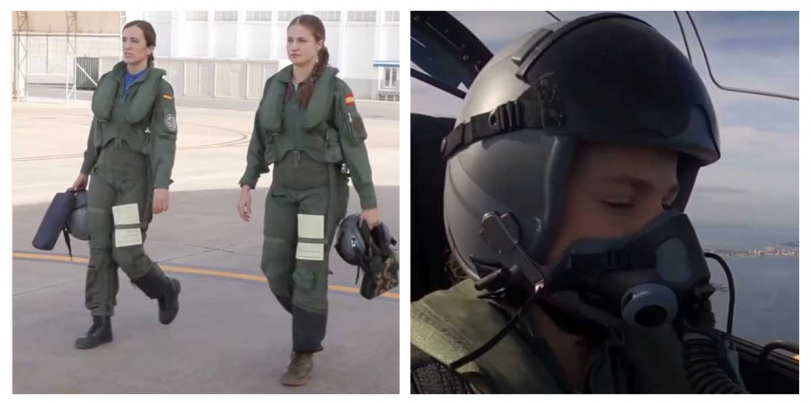 雷奧諾公主完成空軍訓練課程，首次獨自駕駛軍機成功返航，象徵訓練里程碑。（圖／翻攝自IG，casareal.es）