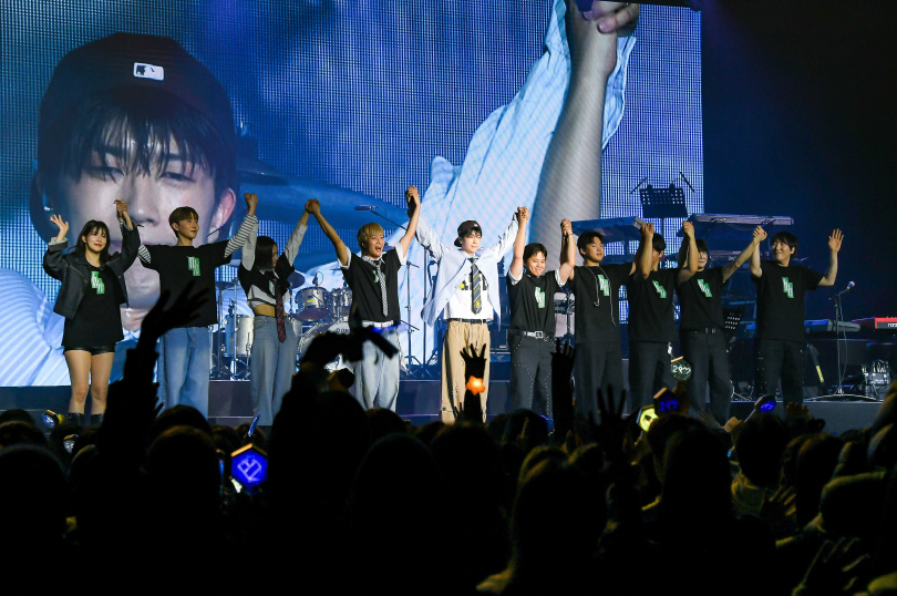 張祐榮感謝粉絲一路支持，以及所有工作人員一同打造舞台。（圖／藝尚提供）