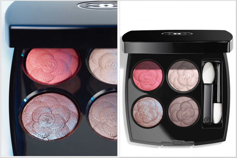 CHANEL香奈兒山茶花四色眼影 #387花漾/2,780元（圖／品牌提供）
