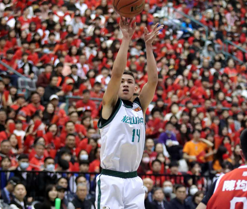 松山高中查傑。（圖／中國時報黃世麒攝）