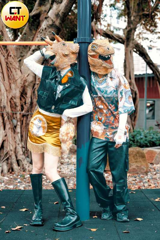 恐龍的皮最大的願望就是找到其他恐龍朋友。（圖／焦正德攝）