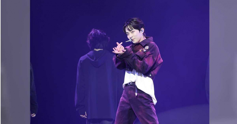 XIUMIN深情告白「EXO-L我喜歡你」，掀起全場尖叫。（圖／藝尚提供）