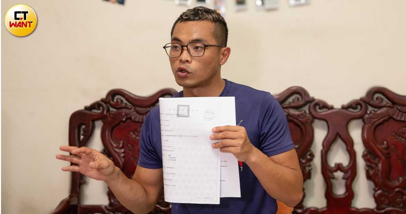 阿修與前地主簽了7年的租地建屋合約，沒想到地主無預警換人，且新地主不顧優先承購權，要阿修1個月內拆屋還地。（圖／劉耿豪攝）