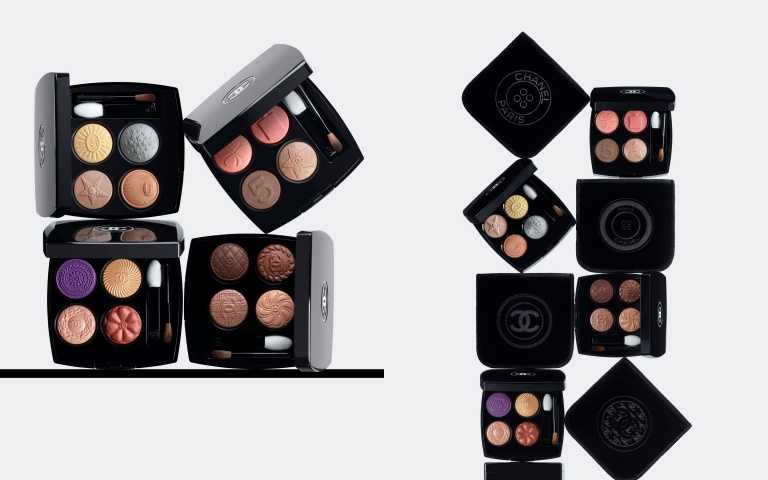 CHANEL香奈兒珠寶鈕扣四色眼影 #209幸運 / #219工藝 / #229星際 / #239巴洛克，各3,000元（圖／品牌提供）