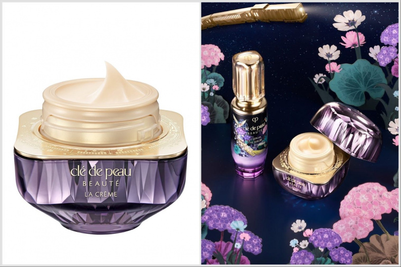 肌膚之鑰以「奇幻列車」為題打造年度限量版，為經典精質乳霜和精萃光采激光晶露注入繽紛藝術能量。（圖／品牌提供）