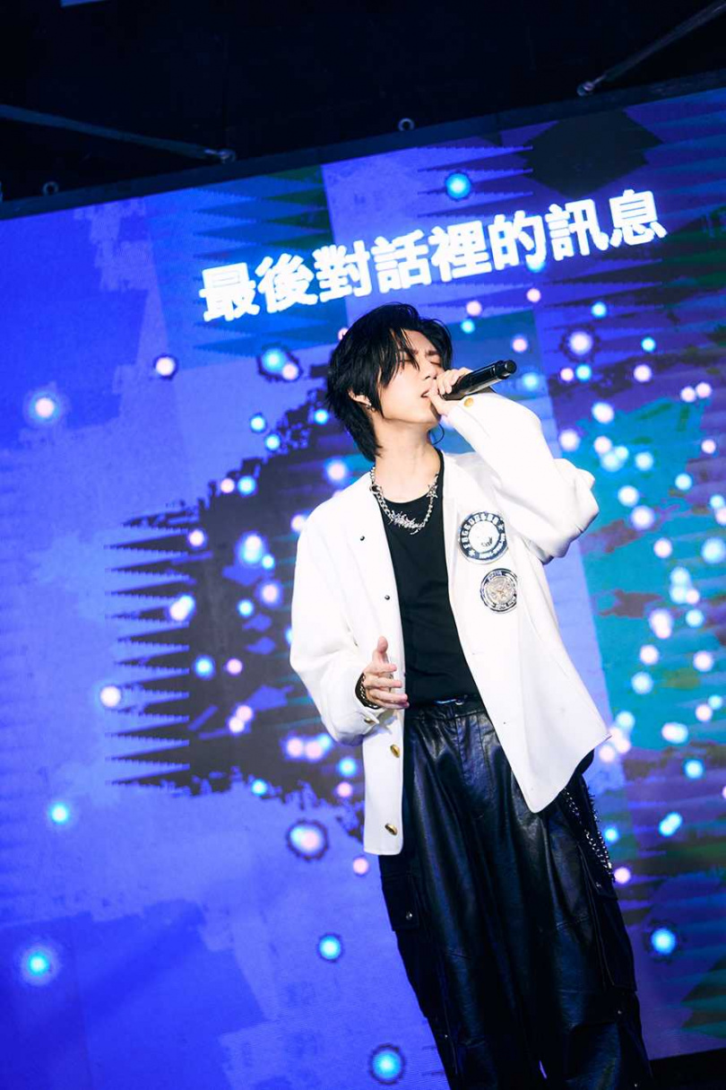 黃霆睿在生日音樂會特別感謝媽媽的栽培。（圖／相映音樂提供）