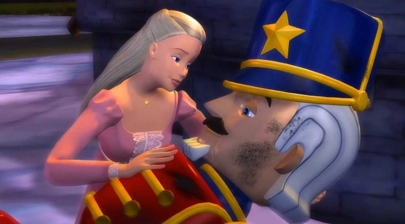 第一部以3D電腦動畫製作的芭比動畫電影《芭比與胡桃鉗的夢幻之旅》（2001）。（圖／國家影視聽中心）