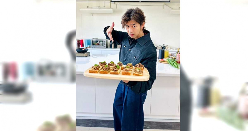 陳柏霖料理賣相不錯。(圖/修TIME提供)