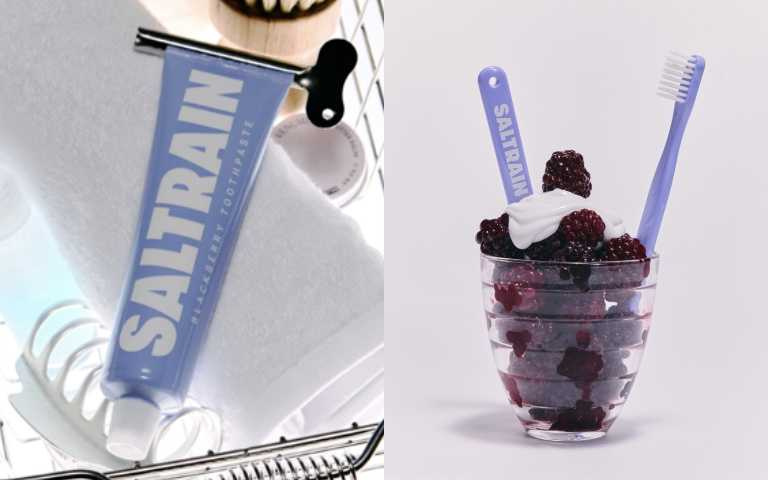 SALTRAIN x Today’s House 黑莓灰鹽牙膏 100g / 290元(圖/品牌提供)