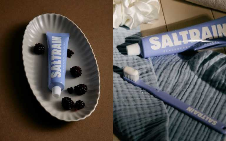 SALTRAIN x Today’s House 黑莓灰鹽牙膏 100g / 290元(圖/品牌提供)