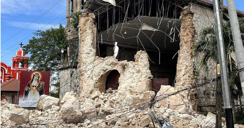 宿霧多地為此次規模6.9強震的震央鄰近地區，災情嚴重。