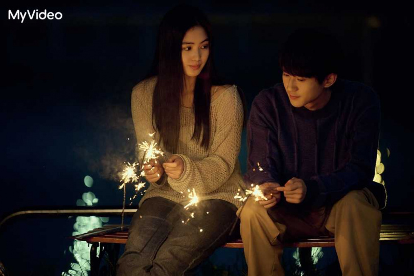 雷嘉汭（左）合作金鐘新人姜典。（圖／台灣大哥大MyVideo）